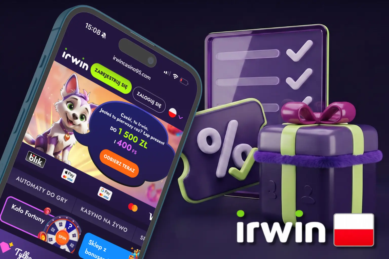 Oferta bonusów i promocji w Irwin Casino