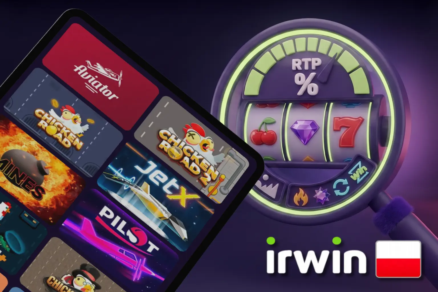RTP i funkcje bonusowe automatów Irwin Casino